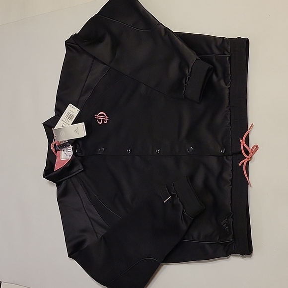 NEW Adidas Dame D.O.L.L.A. Damian Lillard EP Jacket Men's Black/Pink  Size M - Picture 2 of 16